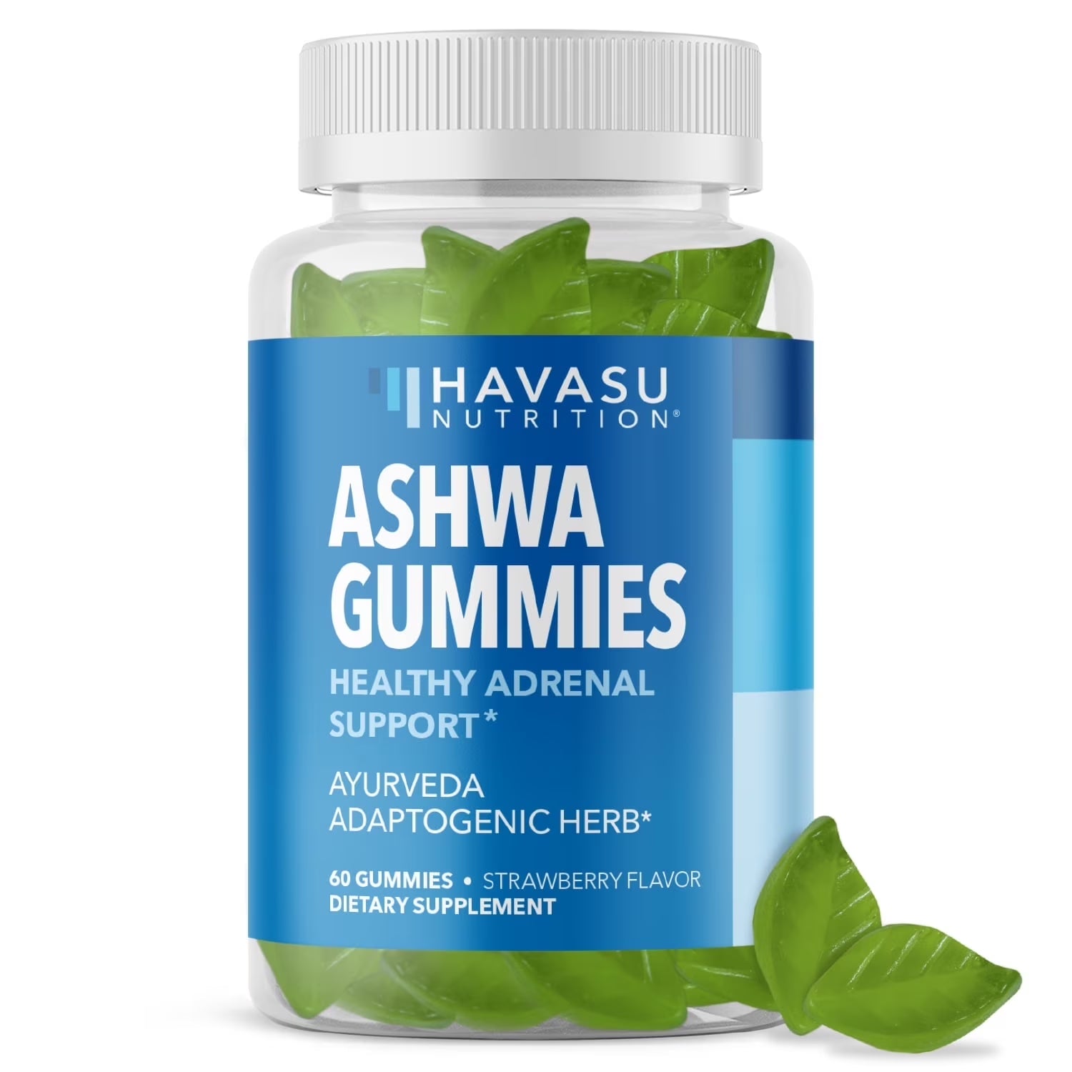 Havasu Ashwagandha Gummies, Stress Relief for Adults, Vegan Ashwagandha Gummies, 1500Mg, 60 Ct
